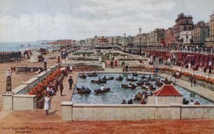Nouveau bassin de bateaux et jardins, Brighton - Alfred Robert Quinton