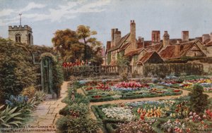 Le jardin noué de Shakespeare, New Place, Stratford-on-Avon - Alfred Robert Quinton
