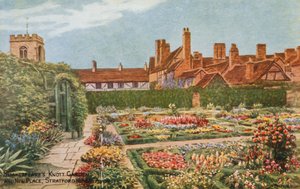 Le jardin noué de Shakespeare et New Place, Stratford-upon-Avon - Alfred Robert Quinton