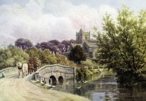 Le Pont, Coombe Bissett, près de Salisbury - Alfred Robert Quinton
