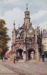 La Croix, Chichester (lithographie en couleur) - Alfred Robert Quinton