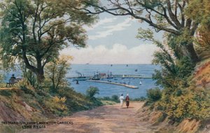 Le Port, depuis les jardins de Langmoor, Lyme Regis