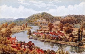 La Severn, depuis Castle Walk, Bridgnorth - Alfred Robert Quinton