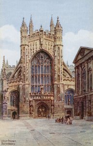 Façade ouest, abbaye de Bath - Alfred Robert Quinton