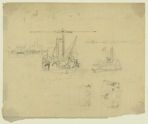 Cinq vues de la Susquehannah et du Cérès - Alfred Rudolph Waud