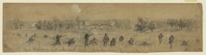 Général Barlow devant les travaux rebelles, à 12 miles de Richmond - Alfred Rudolph Waud