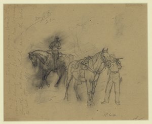 Deux cavaliers - Alfred Rudolph Waud