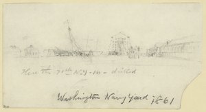 Chantier naval de Washington - Alfred Rudolph Waud