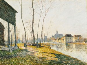 Matin de février à Moret-sur-Loing, 1881 - Alfred Sisley