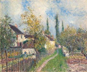 Un chemin aux Sablons - Alfred Sisley