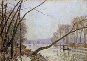 Rive de la Seine en automne - Alfred Sisley