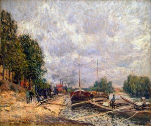 Péniches à Billancourt