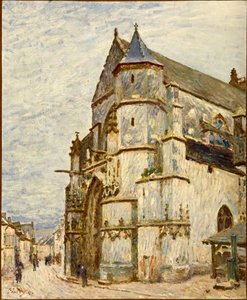 Église à Moret après la pluie, 1894 - Alfred Sisley