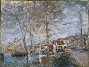 Inondation à Moret, 1879 - Alfred Sisley