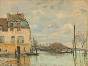 Inondation à Port-Marly, 1872