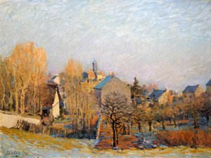 Gel à Louveciennes, 1873 - Alfred Sisley