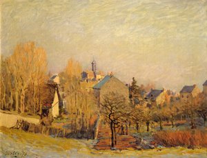 Matin givré à Louveciennes - Alfred Sisley