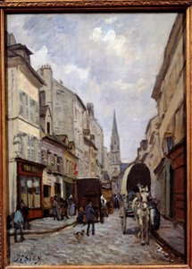 Grande rue à Argenteuil - Alfred Sisley