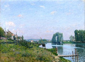 Île Saint-Denis, 1872 - Alfred Sisley