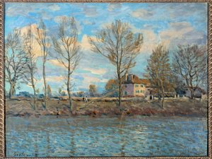 Île de la Grande Jatte; Neuilly-sur-Seine - Alfred Sisley