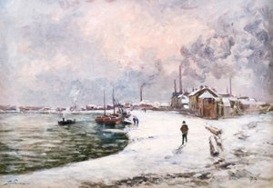 Ivry sous la neige - Alfred Sisley