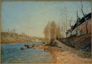 La Croix-Blanche à Saint-Mammès - Alfred Sisley