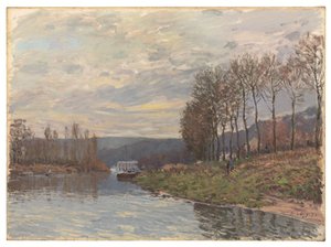 La Seine à Bougival - Alfred Sisley