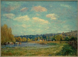 La Seine à Saint-Cloud - Alfred Sisley