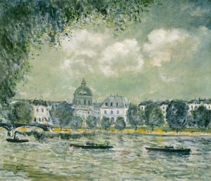 Paysage le long de la Seine avec l