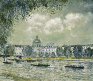 Paysage le long de la Seine avec l