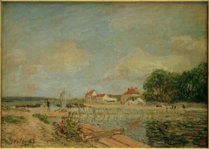 Le barrage du Loing à Saint-Mammès - Alfred Sisley