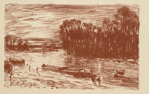 Le Loing près de St. Mammès - Alfred Sisley