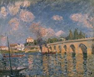 Le Pont de Sèvres - Alfred Sisley