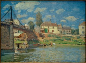 Le Pont de Villeneuve-La-Garenne - Alfred Sisley