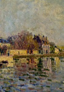 Loing (détail) - Alfred Sisley