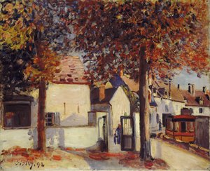 Moret-sur-Loing (Rue de Fosses) - Alfred Sisley