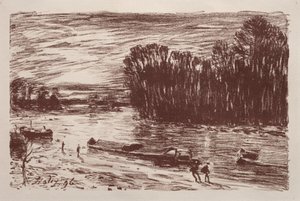 Sur les rives du Loing - Alfred Sisley