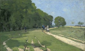 Chemin près du Parc de Courances - Alfred Sisley
