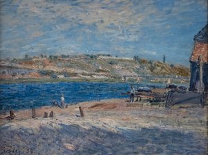 Rives de la rivière à Saint-Mammès - Alfred Sisley