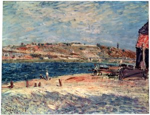 Rives de la rivière à Saint-Mammès, 1884 - Alfred Sisley