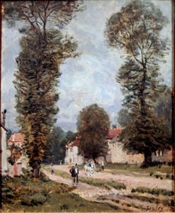 Route de Versailles - Alfred Sisley