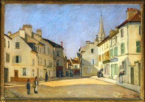 Rue de la Chaussee a Argenteuil - Alfred Sisley