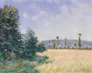 Les prés de Sahurs au soleil du matin, 1894 - Alfred Sisley