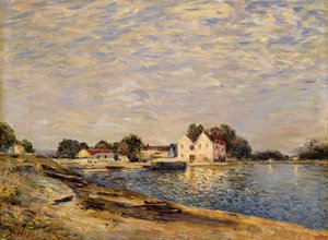 Saint-Mammès, les bords du Loing - Alfred Sisley
