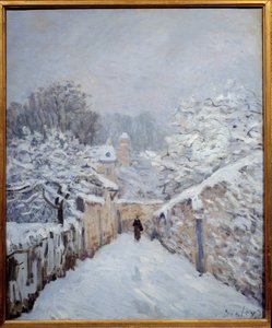 Neige à Louveciennes - Alfred Sisley