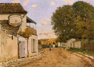 Rue à Louveciennes (Rue de la Princesse), c.1873 - Alfred Sisley