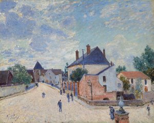 Rue à Moret - Alfred Sisley