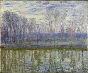 Sur les rives du Loing - Alfred Sisley