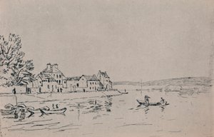 Les rives du Loing, vers 1880s, 1946 - Alfred Sisley