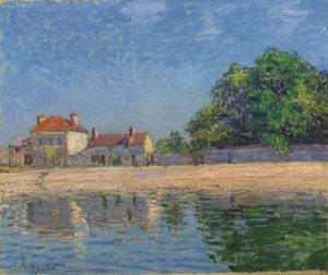 Les rives du Loing, Saint-Mammès - Alfred Sisley